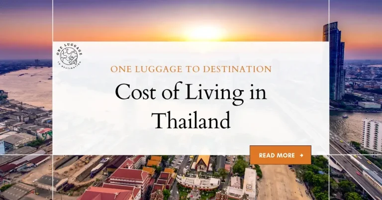 Cost of Living in Thailand